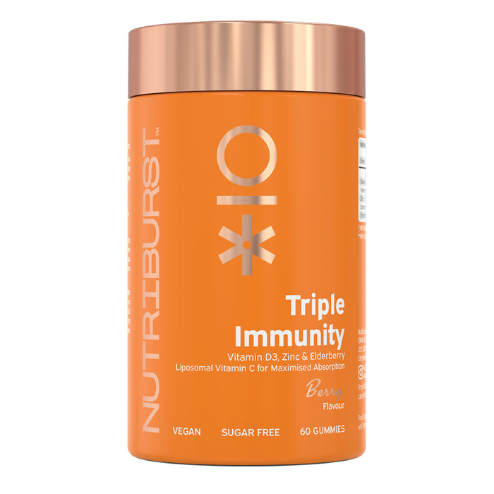 Nutri Burst Triple Immunity - Berry Flavor (60 Gummies)