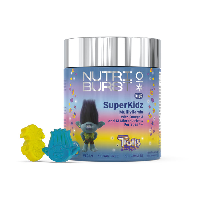 Nutri Burst Trolls SuperKidz - Multivitamins (60 Gummies)