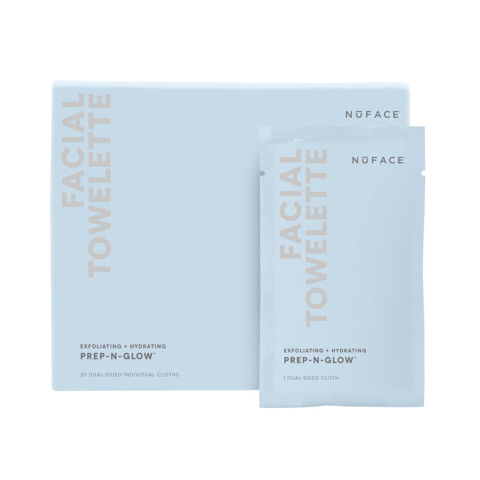 NuFACE Prep-N-Glow Cleansing Cloth 20Pk