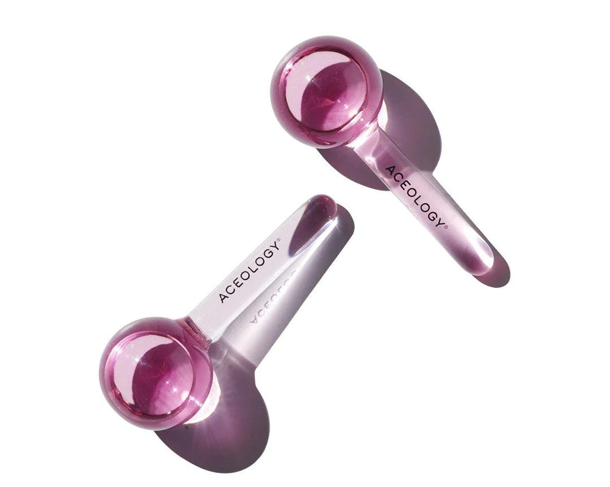 Aceology The Original Pink Ice Globe Facial Massager