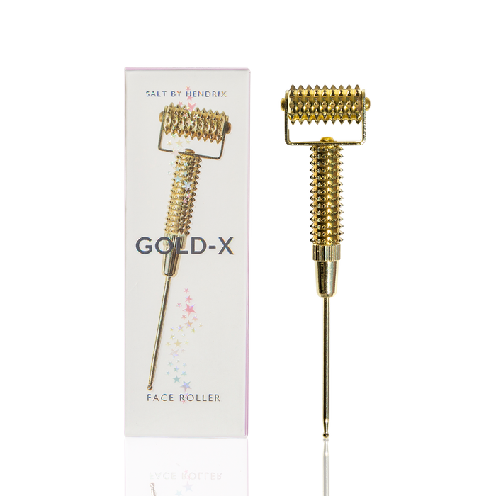 Gold X - Gold Textured Face Roller
