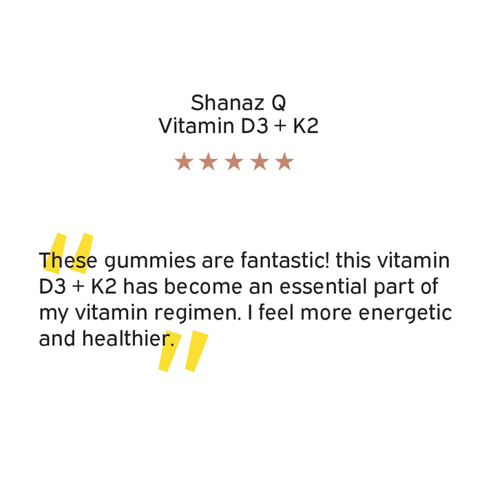 Nutri Burst VITAMIN D3 + K2 - Lemon Flavor (60 Gummies)