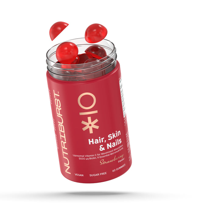 Nutri Burst Hair, Skin & Nail - Strawberry Flavor (60 Gummies)