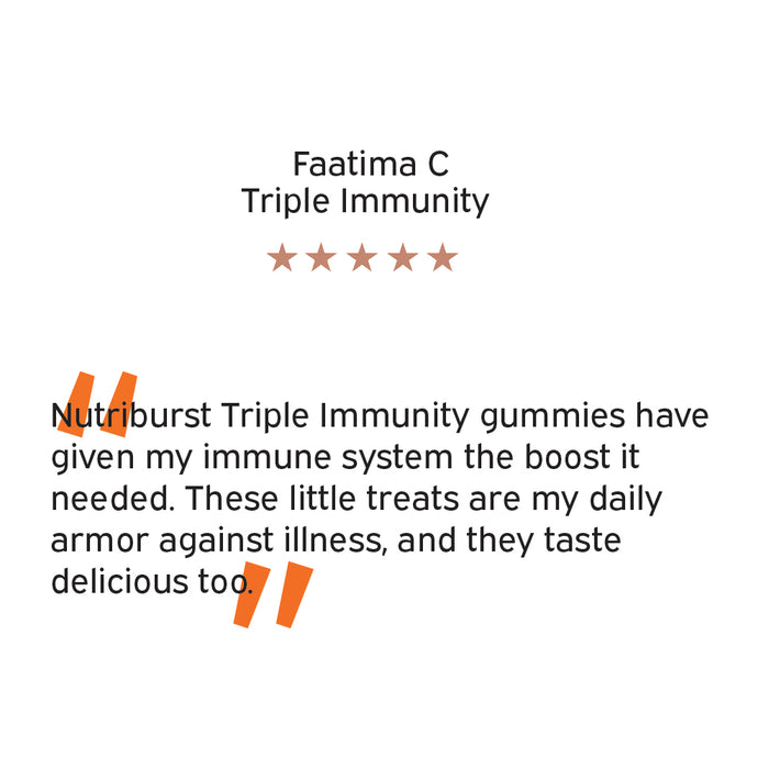 Nutri Burst Triple Immunity - Berry Flavor (60 Gummies)