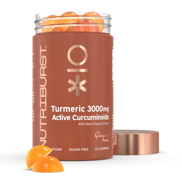 Nutri Burst Turmeric 3000mg - Ginger Flavor (60 Gummies)