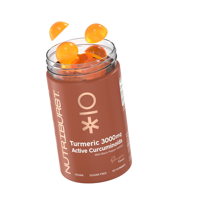 Nutri Burst Turmeric 3000mg - Ginger Flavor (60 Gummies)
