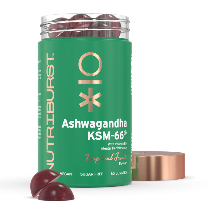 Nutri Burst Ashwagandha KSM-66® - Tropical Fruits Flavor (60 Gummies)