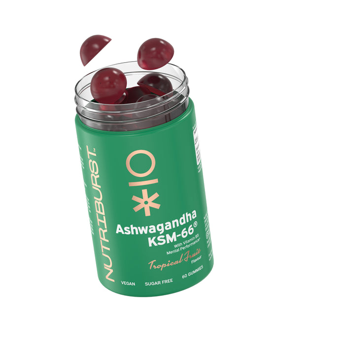 Nutri Burst Ashwagandha KSM-66® - Tropical Fruits Flavor (60 Gummies)