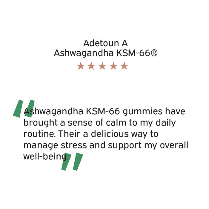 Nutri Burst Ashwagandha KSM-66® - Tropical Fruits Flavor (60 Gummies)