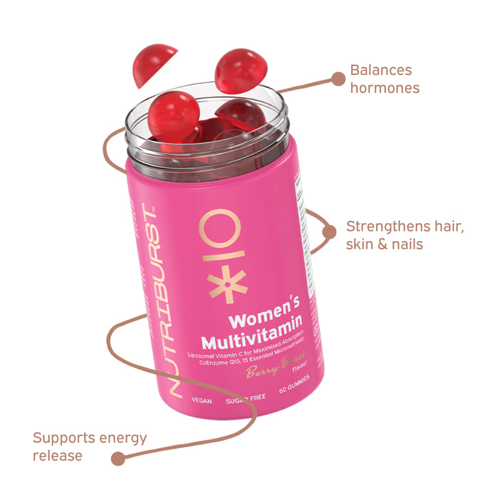 Nutri Burst Women’s Multivitamin - Berry Burst Flavor (60 Gummies)