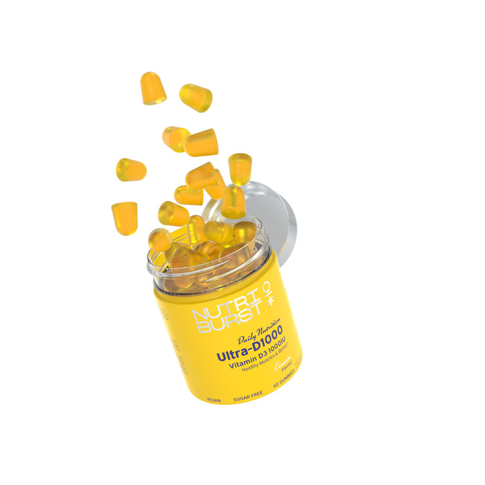 Nutri Burst Ultra-D1000 - Lemon Flavor (60 Gummies)