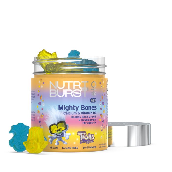 Nutri Burst Trolls Mighty Bones - Calcium & Vitamin D3 (60 Gummies)