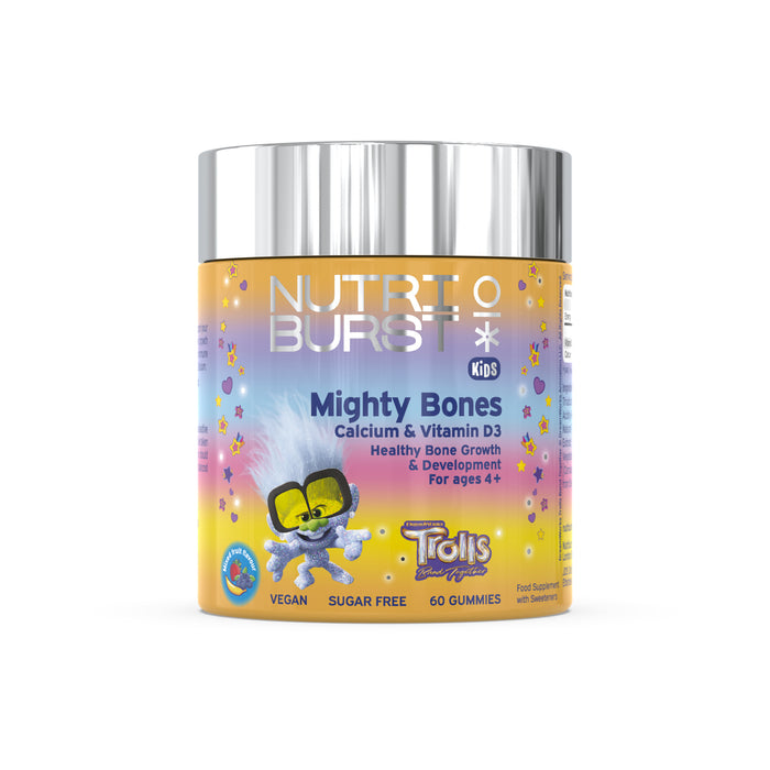 Nutri Burst Trolls Mighty Bones - Calcium & Vitamin D3 (60 Gummies)