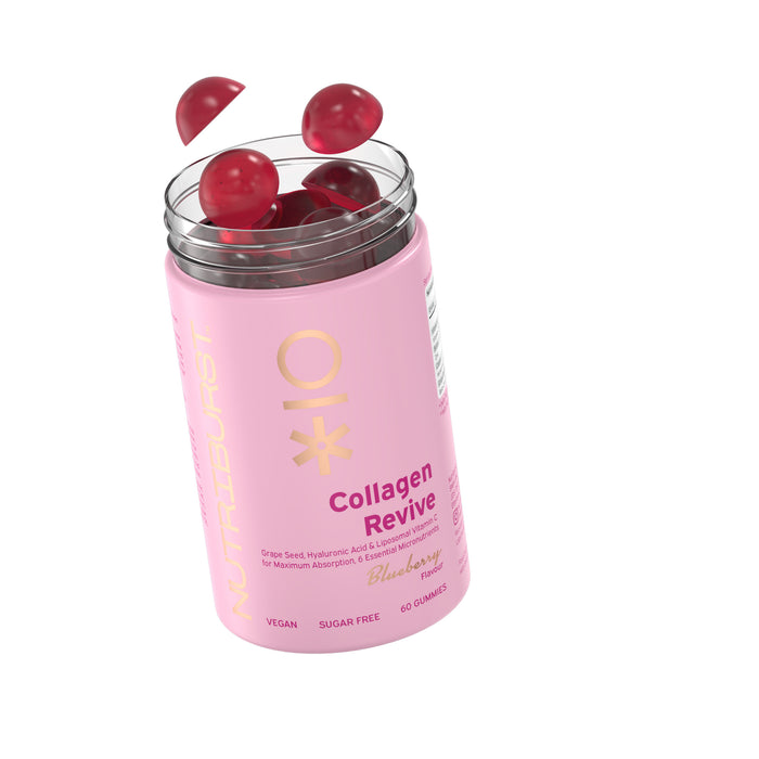 Nutri Burst Collagen Revive - Blueberry Flavor (60 Gummies)
