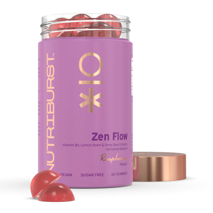 Nutri Burst Zen Flow - Raspberry Flavor (60 Gummies)
