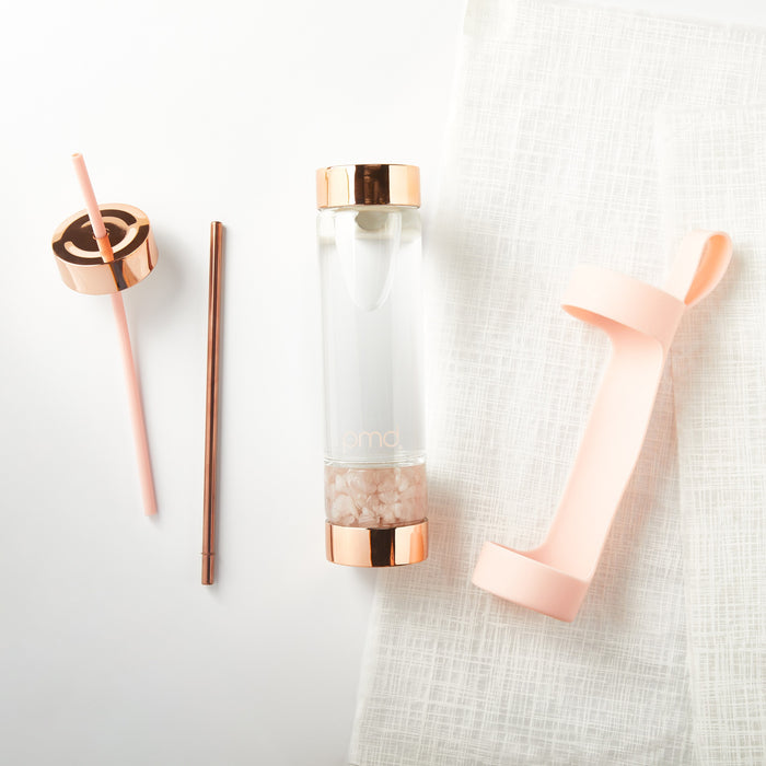 PMD Aqua Gemstone Water Bottle + Accessories
