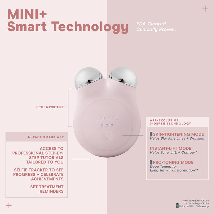 NuFACE Mini+ Violet Dusk Starter Kit