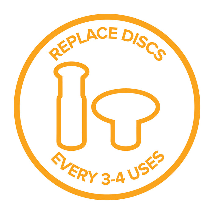 PMD Green Discs  (4 Small & 2 Large)