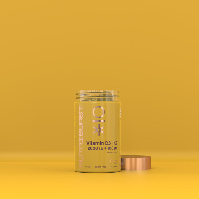 Nutri Burst VITAMIN D3 + K2 - Lemon Flavor (60 Gummies)