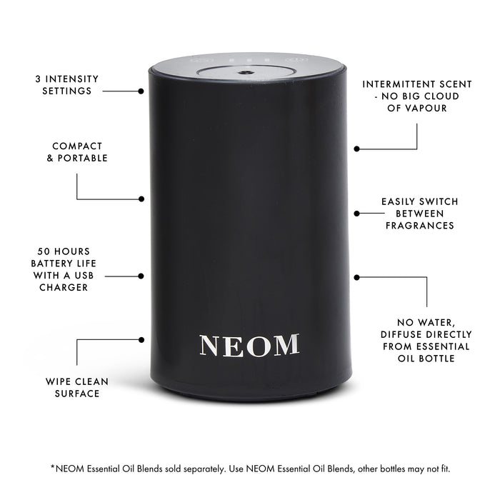Wellbeing Pod Mini - Essential Oil Diffuser (Black)