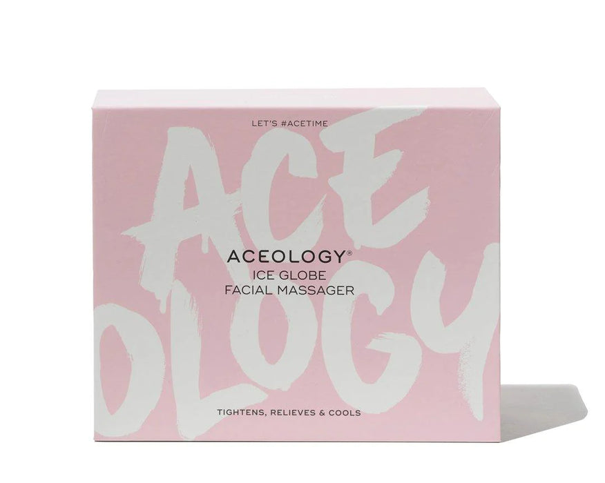 Aceology The Original Pink Ice Globe Facial Massager